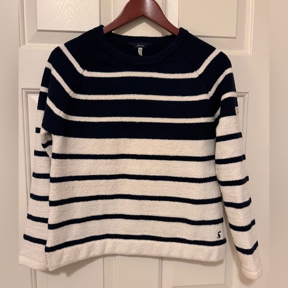Joules Sweaters - Joules Navy and White Striped Sweater